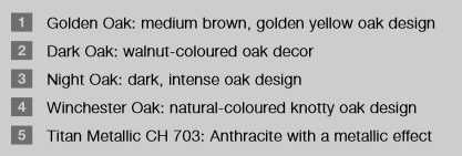 Hormann TPS colours